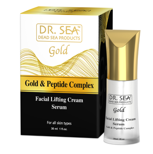 DR. SEA GOLD & PEPTIDE COMPLEX სახის კრემ-შრატი ნაოჭის საწინააღმდეგო - 30მლ